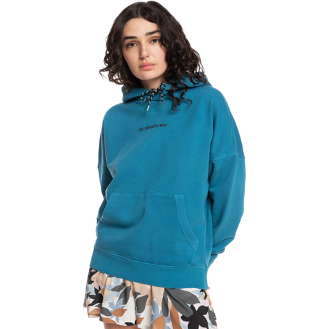Quiksilver Womens Oversized Hoodie Small Blue Sample 50% off