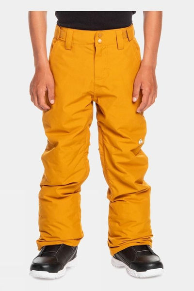 Quiksilver Estate Youth Snow Pant Buckthorn Brown 12 yrs/Medium Sample 70% off