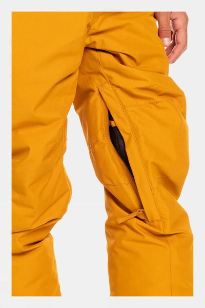 Quiksilver Estate Youth Snow Pant Buckthorn Brown 12 yrs/Medium Sample 70% off