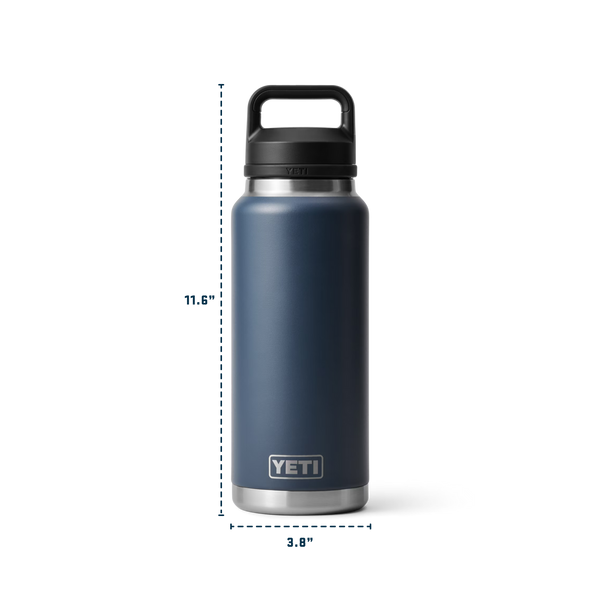 Yeti Rambler Bottle Insulated Sea View with chug cap 36oz - 1.06L