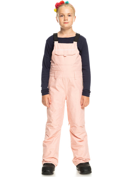 Roxy Girls Non Stop Snow Bib Pant Mellow Rose Size 10Yrs/M Sample 70% off RRP