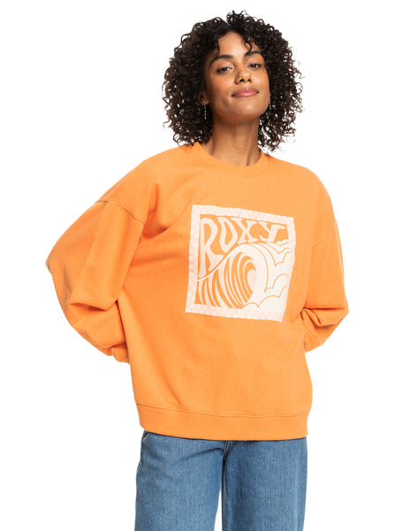 Roxy Take Your Place B Sweatshirt for Women Orange