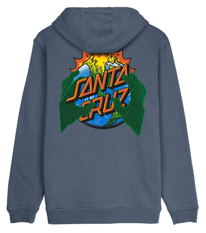 Santa Cruz pullover hoodie Kendall End Of The Dot Hood Storm Grey