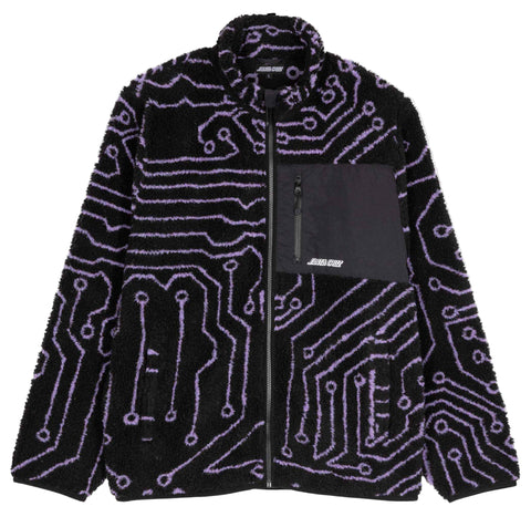 Santa Cruz soft sherpa fleece zip jacket Freestyle Circuit