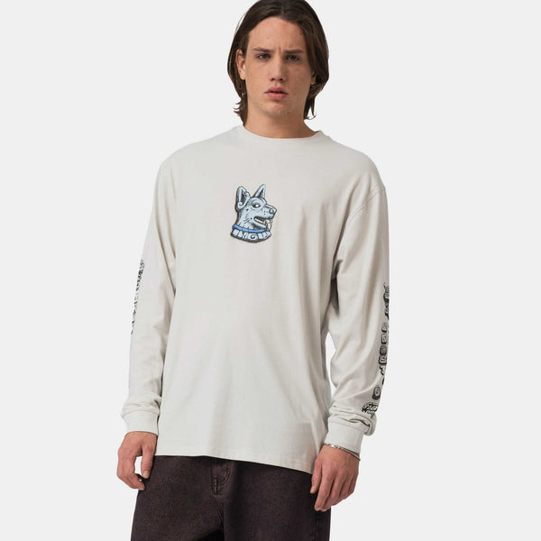 Santa Cruz tee shirt long sleeves Winkowski Dog Mist