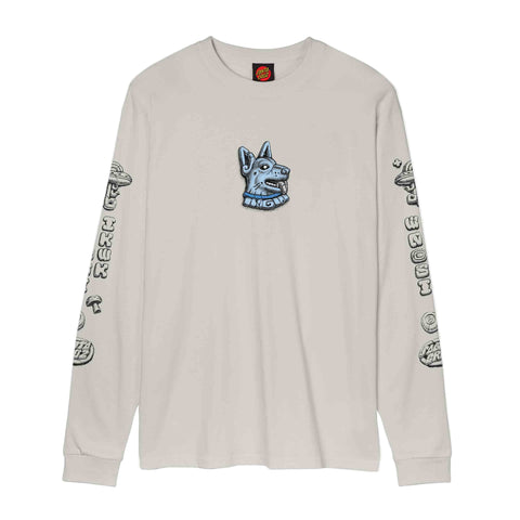 Santa Cruz tee shirt long sleeves Winkowski Dog Mist