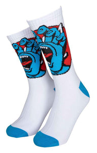 Santa Cruz Socks Hand Dot Socks White