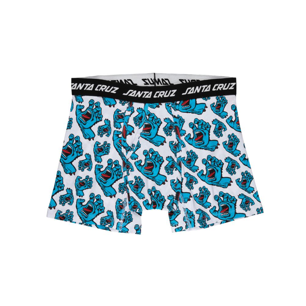 Santa Cruz Boxer Shorts Hands All Over Boxer Brief White/Blue