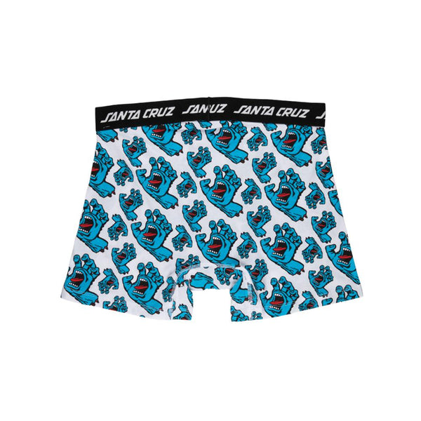 Santa Cruz Boxer Shorts Hands All Over Boxer Brief White/Blue