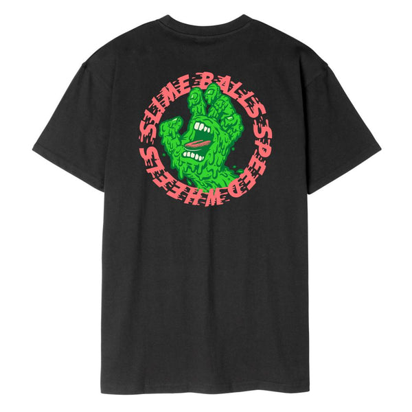Santa Cruz T-Shirt Slime Balls SB Hand Black