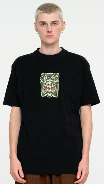 Santa Cruz Roskopp Face Front Mens T-Shirt Black Large SCA-TEE-822 Sample 50% off