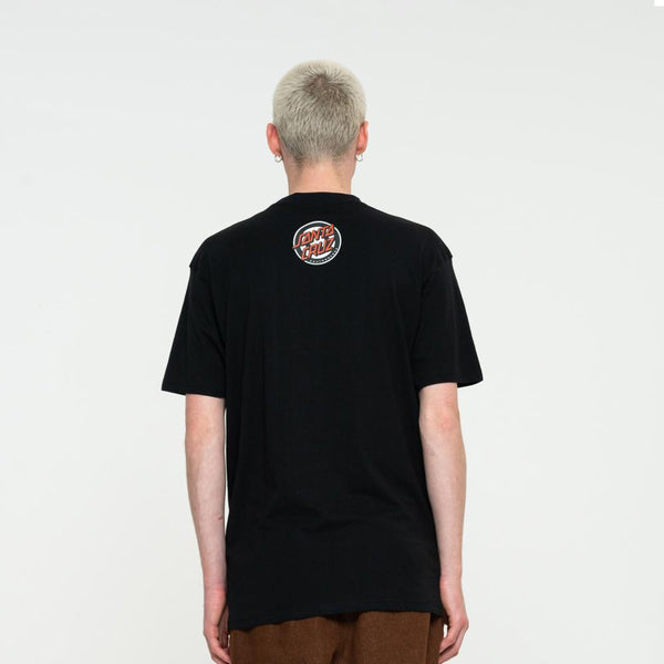 Santa Cruz Roskopp Face Front Mens T-Shirt Black Large SCA-TEE-822 Sample 50% off