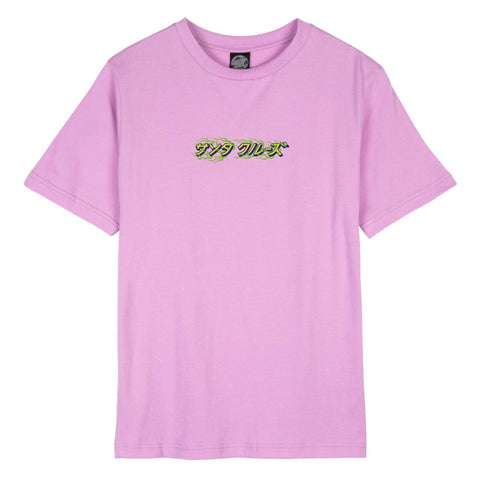 Santa Cruz Inferno Strip Hand T-Shirt Violet Small Sample 50% off