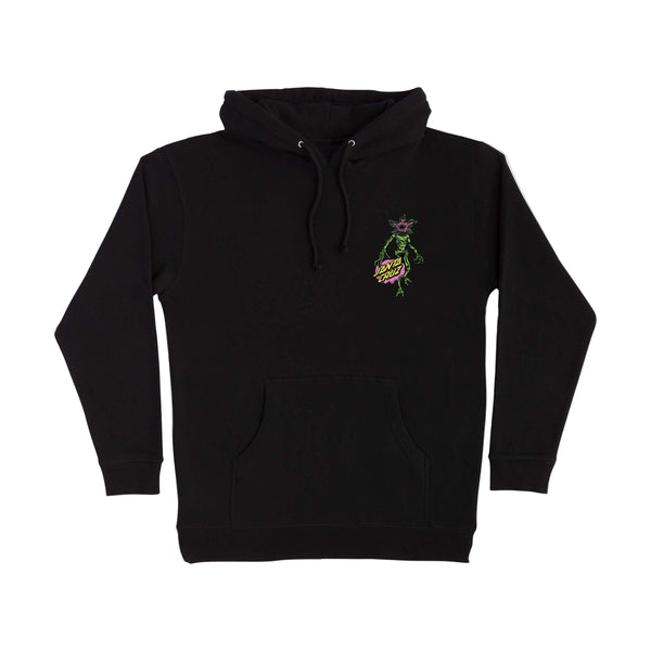 Santa Cruz x Stranger Things Season 5 pullover hoodie Demogorgon Dot Black