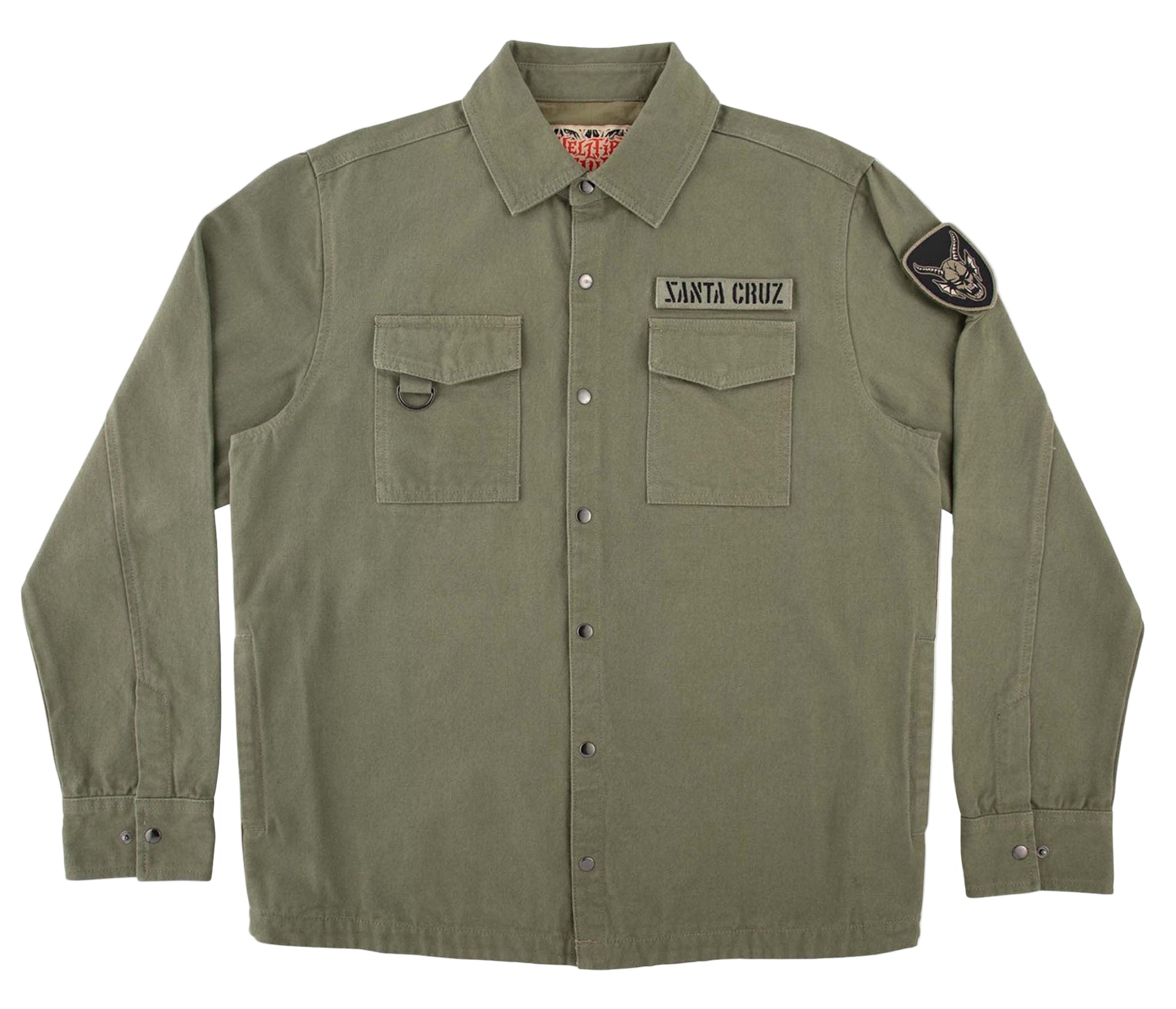 Santa Cruz x Stranger Things Season 5 Jacket Crawl Army