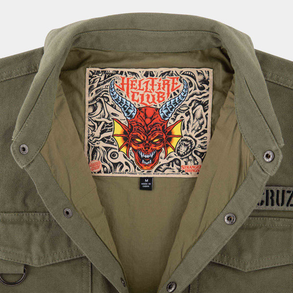 Santa Cruz x Stranger Things Season 5 Jacket Crawl Army