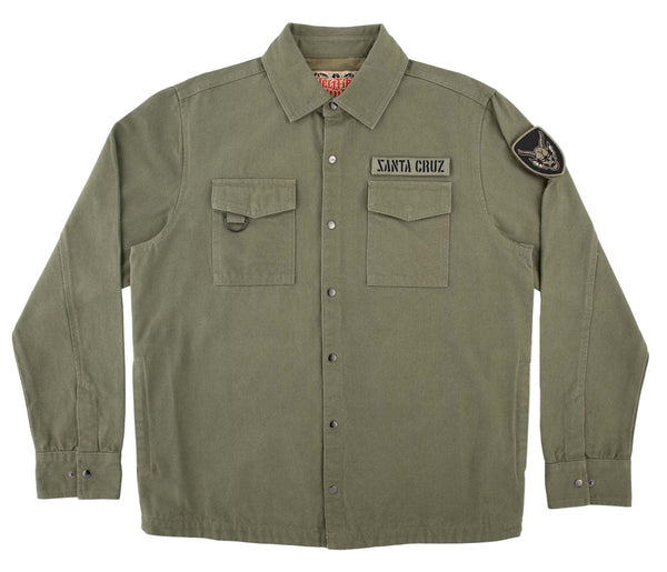 Santa Cruz x Stranger Things Season 5 Jacket Crawl Army