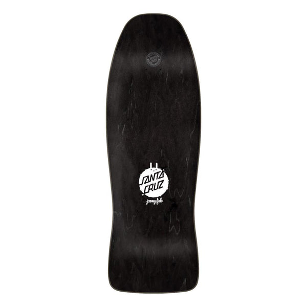 Santa Cruz Kendall Friend of the World Reissue Skateboard deck Black/White 10 IN SCR-SKD-5050