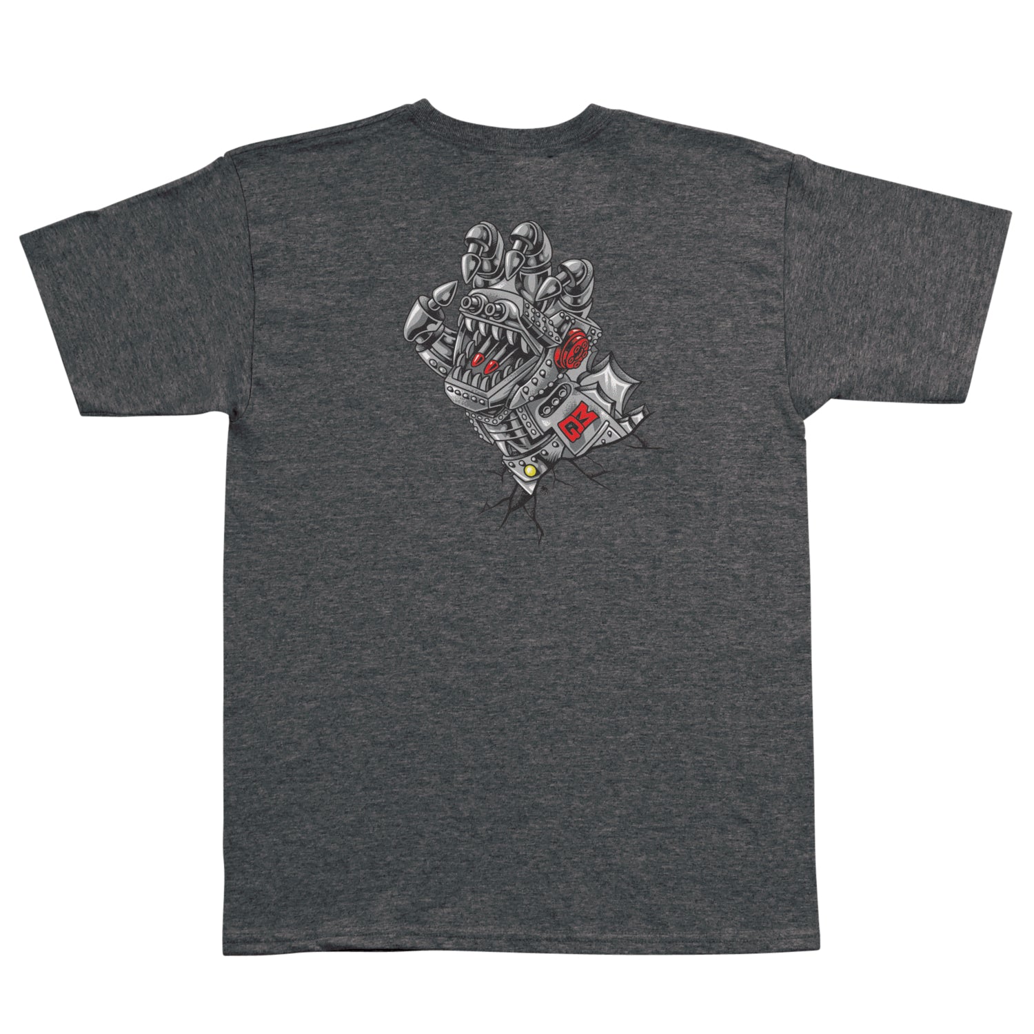 Santa Cruz x Godzilla Short sleeves tee shirt Youth Mecha Hand Heather Grey