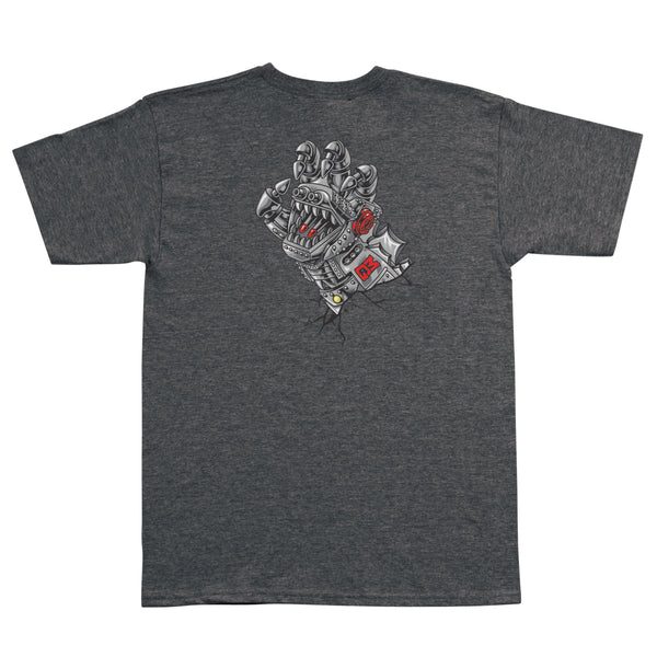 Santa Cruz x Godzilla Short sleeves tee shirt Youth Mecha Hand Heather Grey
