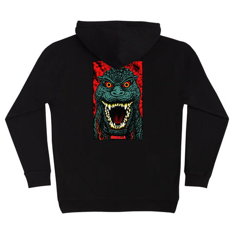 Santa Cruz x Godzilla Pullover hoodie Youth Godzilla Destroyer Black
