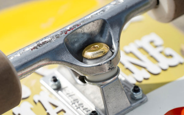 Slappy skateboard truck ST1 Inverted Hollow light / ultra low kingpin Polished - 8.50" (x2)