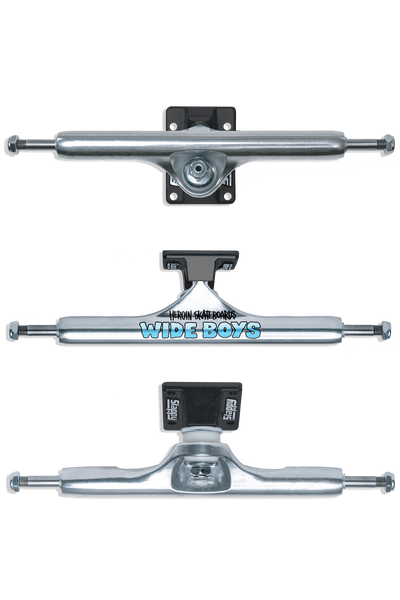 Slappy skateboard truck ST1 Hollow Wide Boy Polished / Black - 11" (x2)