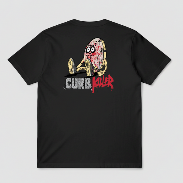 Slappy tee shirt Curb Killer Black