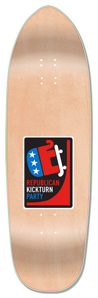 StrangeLove Skateboard Deck Republican Kickturn Party 10"