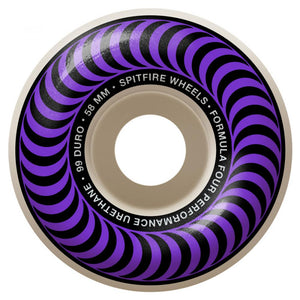 Spitfire skateboard wheels Formula Four Classics 99A Natural 58 MM