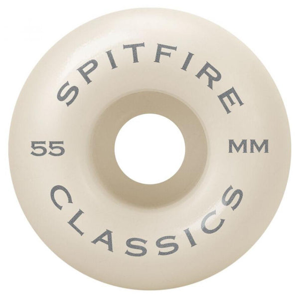 Spitfire skateboard wheels Classics 99A White 55 MM