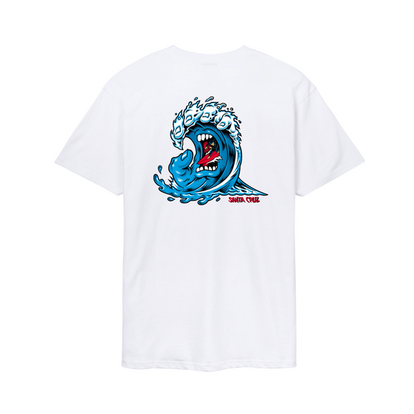 Santa Cruz Screaming Wave T-Shirt White