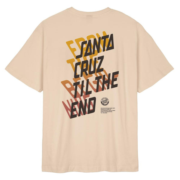 Santa Cruz All Gender T-Shirt Perspective  Oat Small Sample 50% off