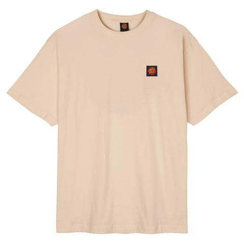 Santa Cruz All Gender T-Shirt Classic Label Small Oat Sample 40% off