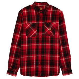 Santa Cruz Mens Long Sleeved Apex Shirt Large Red Sample 50% off