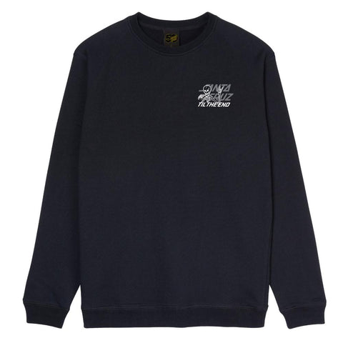 Santa Cruz Crew Sweater Unwind Black SCA-CRW-135