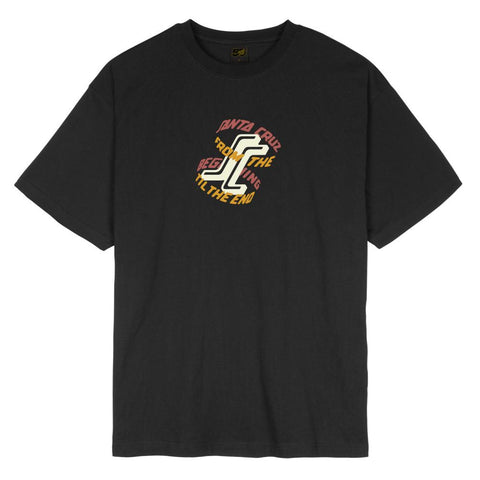 Santa Cruz All Gender T-Shirt Forever SC Front Black Small Sample 40% off