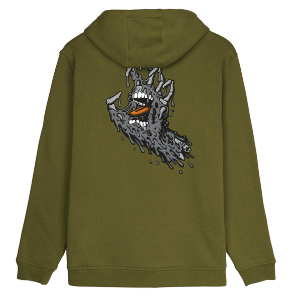 Santa Cruz Melting Hand Hoodie Sea Kelp Green