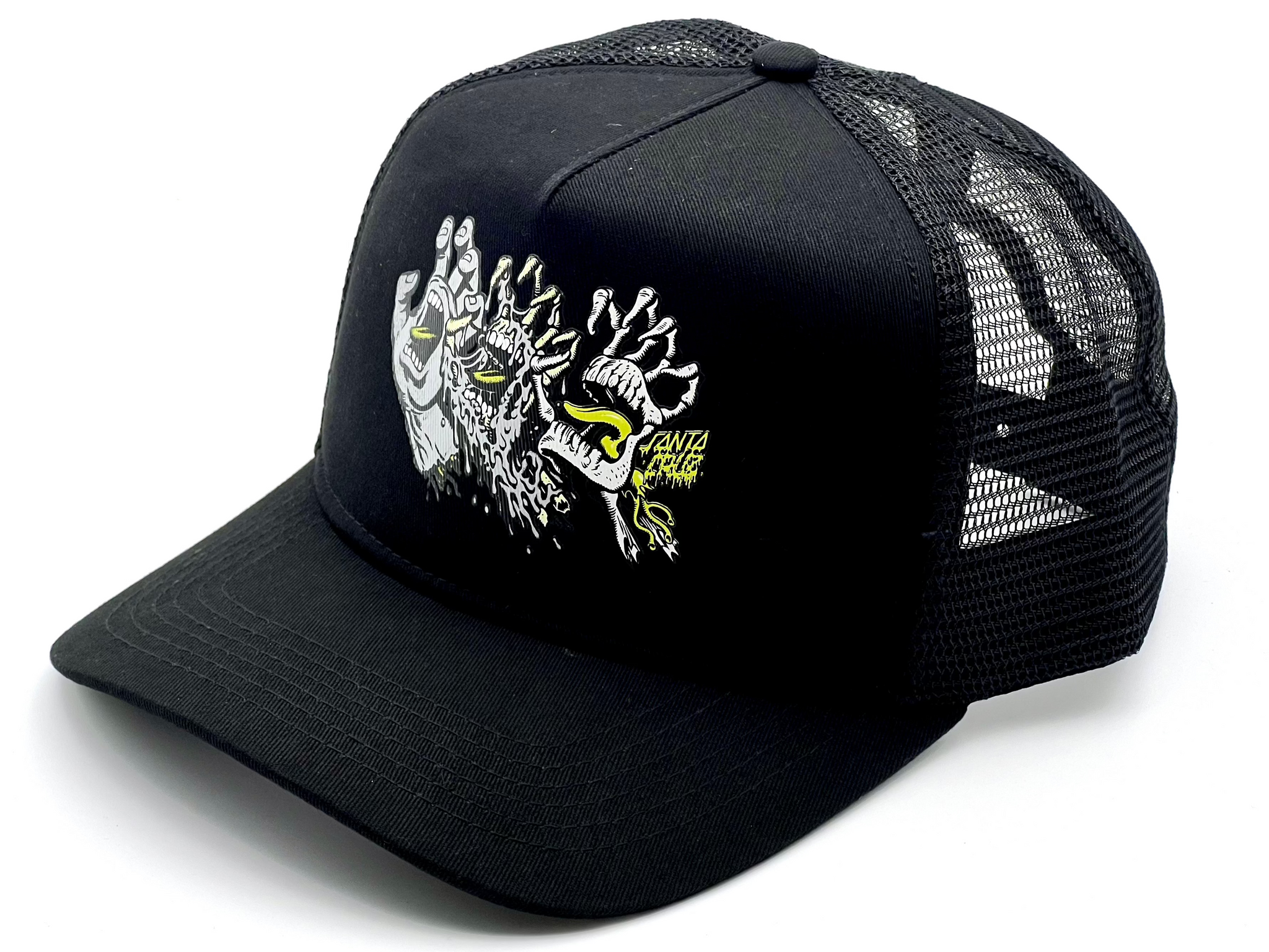 Santa Cruz Mesh back Cap Evolved Hand Black One size
