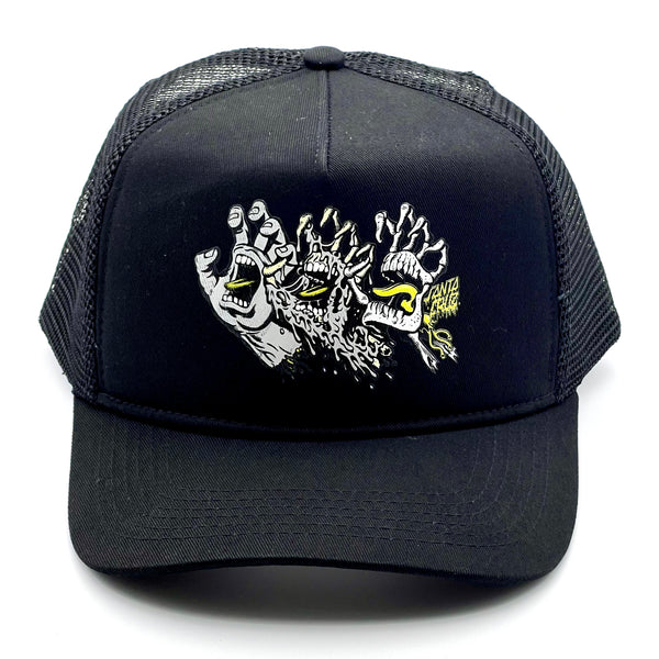 Santa Cruz Mesh back Cap Evolved Hand Black One size