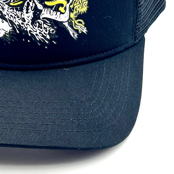Santa Cruz Mesh back Cap Evolved Hand Black One size