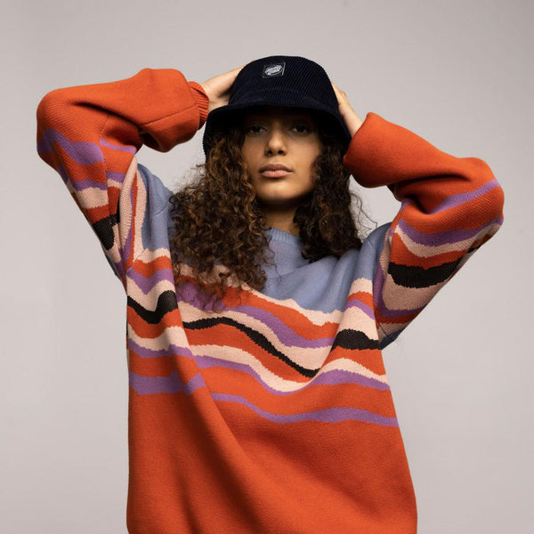 Santa Cruz Womens Nomad Bucket Hat Navy Sample 50% off