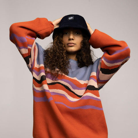 Santa Cruz Womens Nomad Bucket Hat Navy Sample 50% off