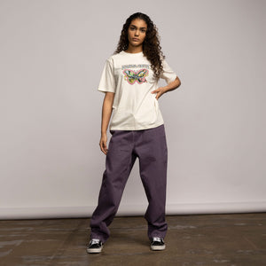 Santa Cruz Opus Dot Balloon Pant Purple Denim Sample Size 8 50% off