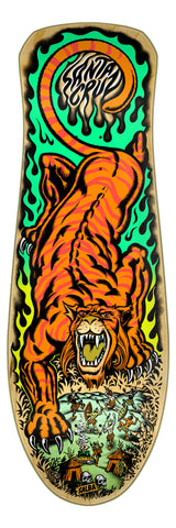 Santa Cruz Salba Tiger Reissue Skateboard Deck 10.3 In SCR-SKD-5053