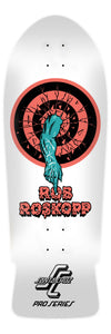 Santa Cruz Skateboard Deck reissue Roskopp One white / red 10.35"