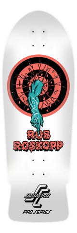 Santa Cruz Skateboard Deck reissue Roskopp One white / red 10.35"