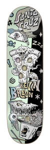 Santa Cruz Skateboard VX Deck Braun Fever Dream 8.25" SCR-SKD-5078