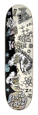 Santa Cruz Skateboard VX Deck Wooten Fever Dream 8.5" SCR-SKD-5076