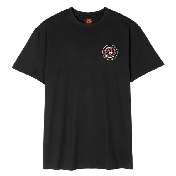 Santa Cruz Tee shirt Roskopp Screaming Target Black